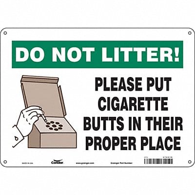 K1148 Safety Sign 10 inx14 in Polyethylene