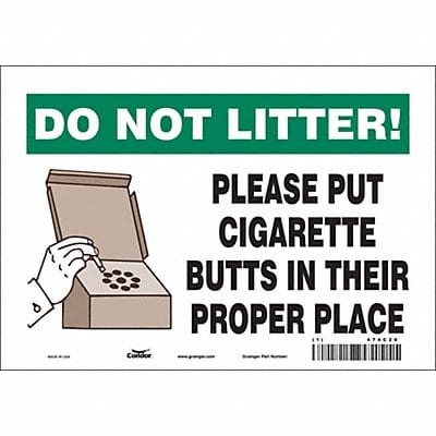 K1148 Safety Sign 7 inx10 in Vinyl