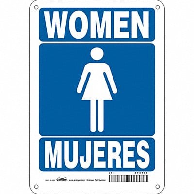 Safety Sign 10 in x 7 in Aluminum