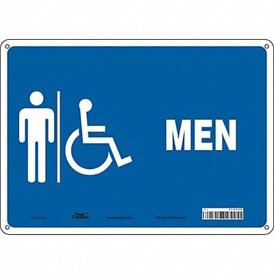 Safety Sign 10 in x 14 in Aluminum