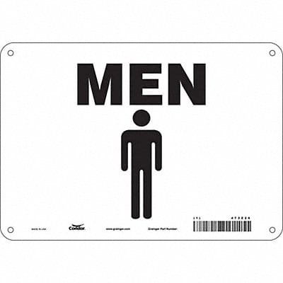 Safety Sign 7 in x 10 in Aluminum