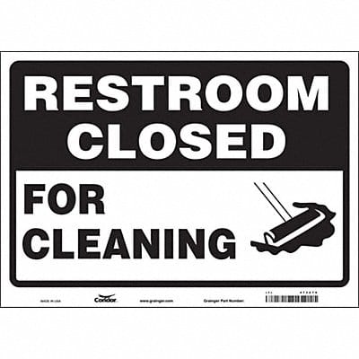 Safety Sign 10 in x 14 in Vinyl