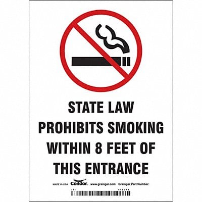 Safety Sign 7 inx5 in Vinyl