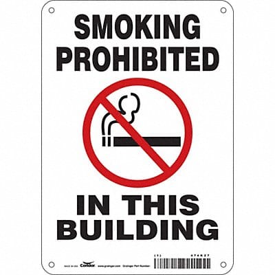 Safety Sign 10 inx7 in Aluminum