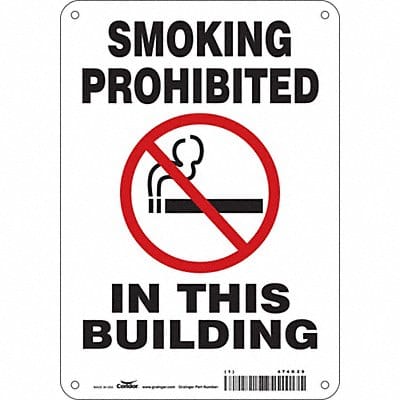 Safety Sign 10 in x 7 in Polyethylene
