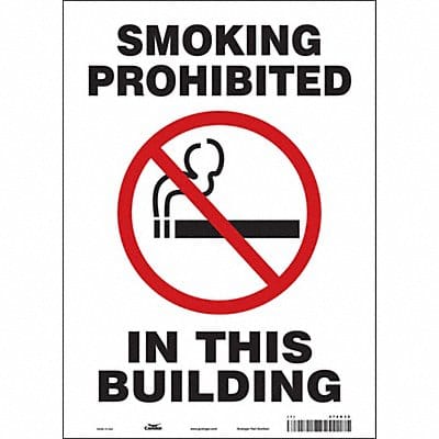 Safety Sign 14 in x 10 in Vinyl