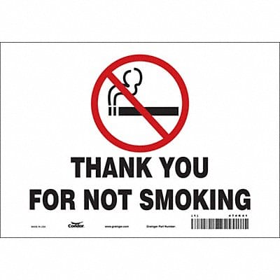Safety Sign 7 in x 10 in Vinyl