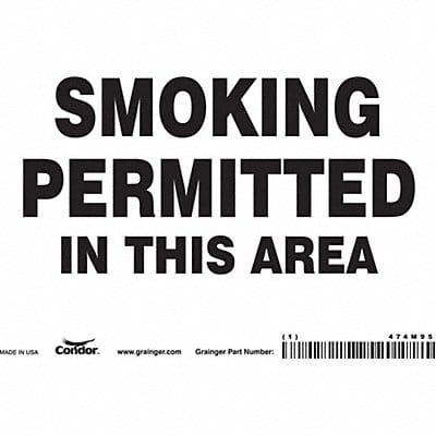 Safety Sign 5 in x 7 in Vinyl