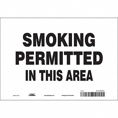 Safety Sign 7 in x 10 in Vinyl