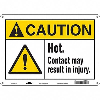 Safety Sign 10 inx14 in Aluminum