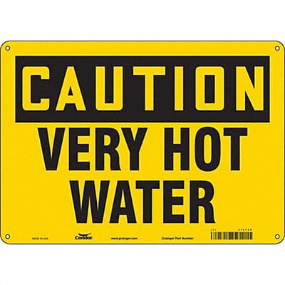 Safety Sign 10 inx14 in Aluminum
