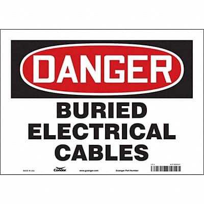 Safety Sign 10 in x 14 in Vinyl Safety Sign 10 in x 14 in Vinyl