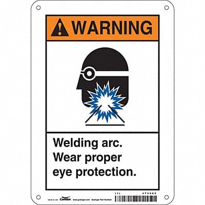 Safety Sign 10 inx7 in Polyethylene