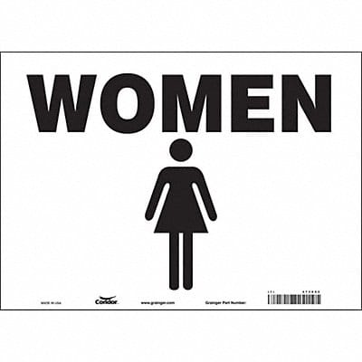 Safety Sign 14 in x 10 in Vinyl