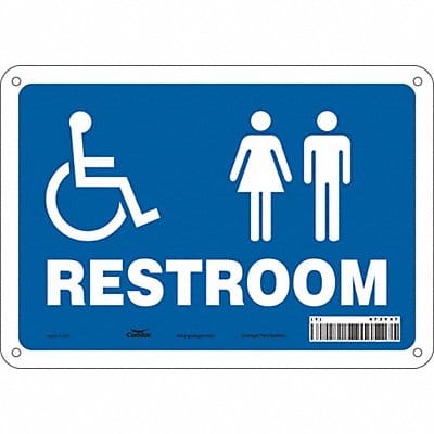 Safety Sign 7 in x 10 in Aluminum