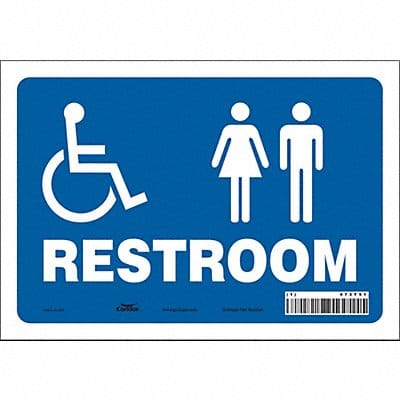 Safety Sign 7 in x 10 in Vinyl