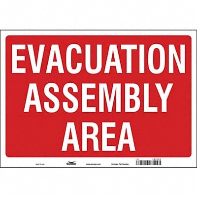 Safety Sign 14 in x 20 in Vinyl
