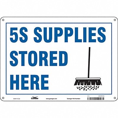 Safety Sign 10 inx14 in Aluminum