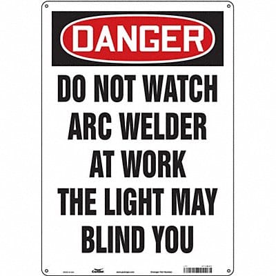 Safety Sign 20 in x 14 in Aluminum
