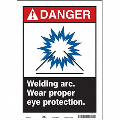 Safety Sign 14 inx10 in Vinyl