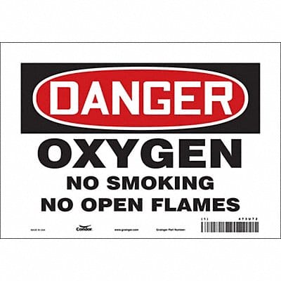 Safety Sign 7 inx10 in Vinyl