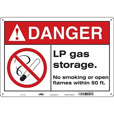 Safety Sign 14 inx20 in Aluminum