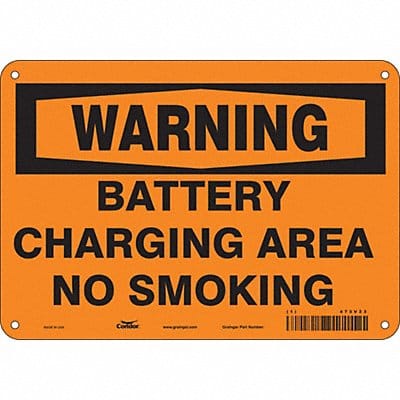 Safety Sign 7 in x 10 in Aluminum