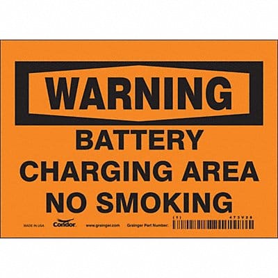 Safety Sign 5 inx7 in Vinyl