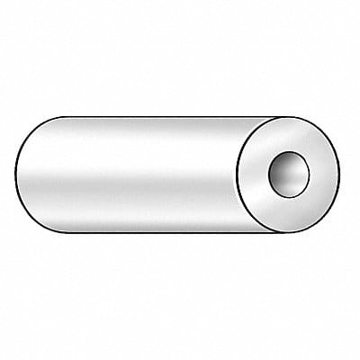 K7409 Tube UHMW 10ft 1 1/4 InDia 2 OutDia Whte