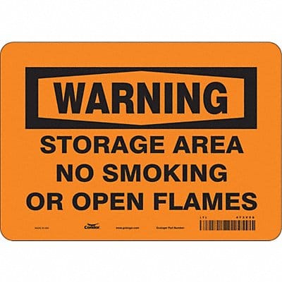 Safety Sign 7 in x 10 in Vinyl