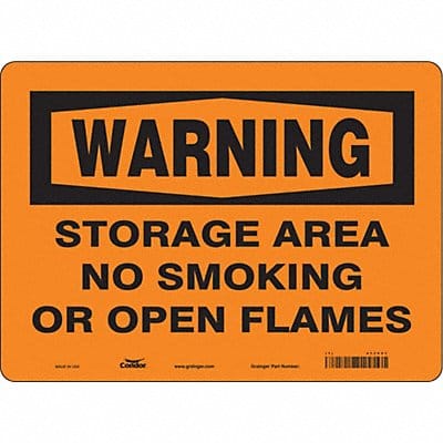 Safety Sign 10 inx14 in Vinyl