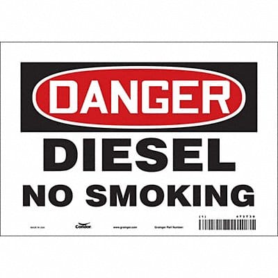 Safety Sign 7 inx10 in Vinyl