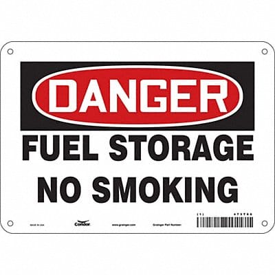 Safety Sign 7 in x 10 in Polyethylene