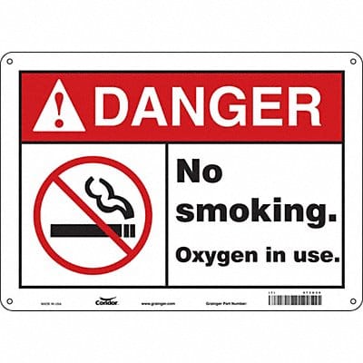Safety Sign 10 inx14 in Polyethylene