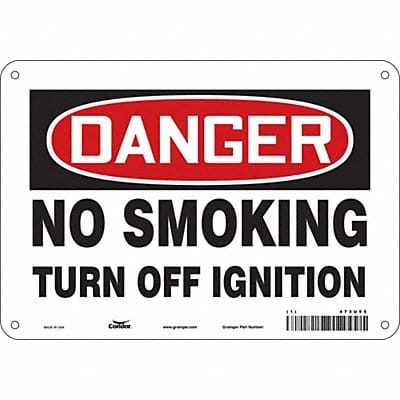 Safety Sign 7 in x 10 in Polyethylene