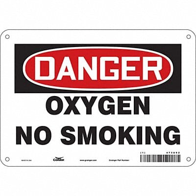 Safety Sign 7 inx10 in Polyethylene
