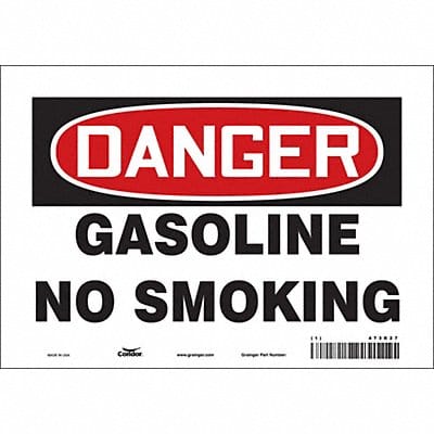 Safety Sign 7 inx10 in Vinyl