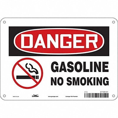 Safety Sign 7 inx10 in Polyethylene