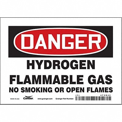 Safety Sign 5 inx7 in Vinyl