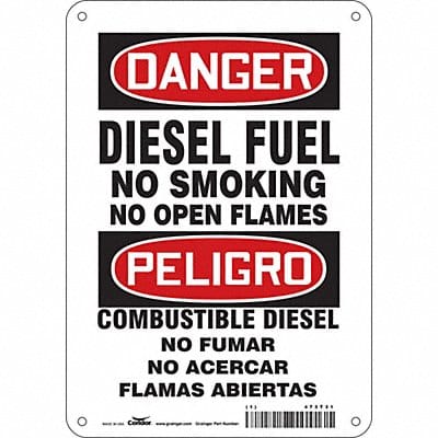 Safety Sign 10 inx7 in Polyethylene