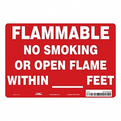 Safety Sign 7 in x 10 in Vinyl