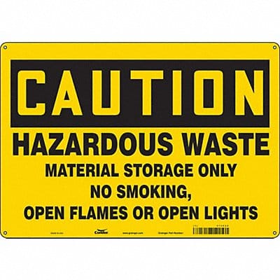 Safety Sign 14 inx20 in Polyethylene