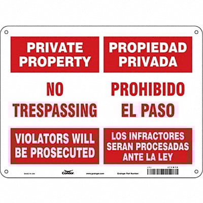 Safety Sign 18 inx24 in Aluminum