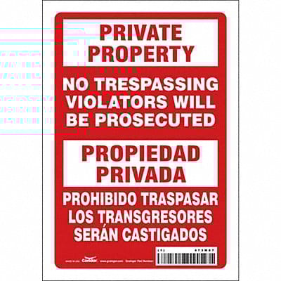 Safety Sign 10 in x 7 in Vinyl