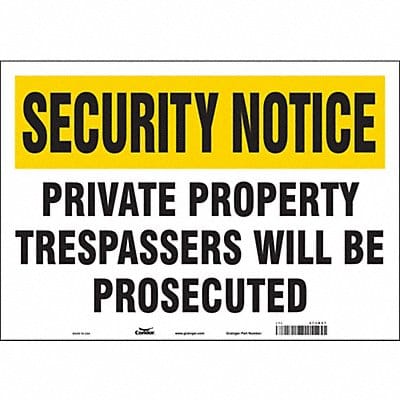 Safety Sign 14 inx20 in Vinyl