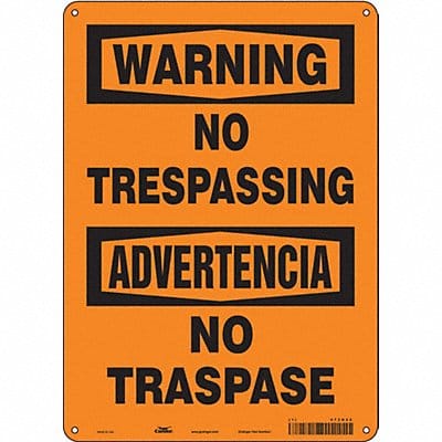 Safety Sign 14 inx10 in Aluminum