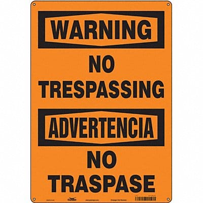 Safety Sign 20 inx14 in Polyethylene