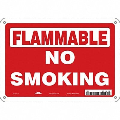 Safety Sign 7 inx10 in Polyethylene