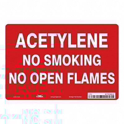 Safety Sign 7 in x 10 in Vinyl
