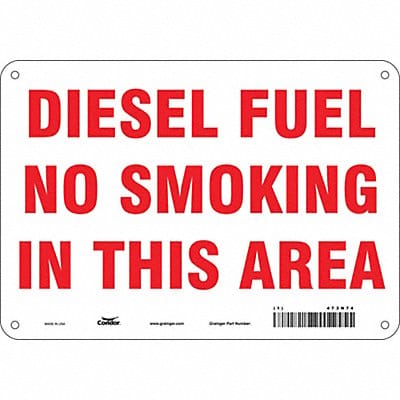 Safety Sign 7 inx10 in Polyethylene